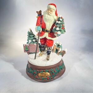 Santa North Pole Figure MUSIC BOX DOES NOT WORK
